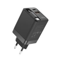 Miniatura 6 de CARGADOR USB GAN MARS GAMING MD-GAN65R 65W 1xUSB-C 1xUSB-A CABLE RETRACTIL PD COLOR NEGRO