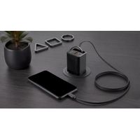 Miniatura 15 de CARGADOR USB GAN MARS GAMING MD-GAN65R 65W 1xUSB-C 1xUSB-A CABLE RETRACTIL PD COLOR NEGRO