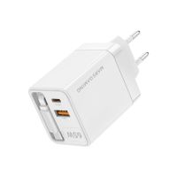 Miniatura 3 de CARGADOR USB GAN MARS GAMING MD-GAN65RW 65W 1xUSB-C 1xUSB-A CABLE RETRACTIL PD COLOR BLANCO