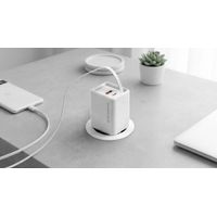 Miniatura 8 de CARGADOR USB GAN MARS GAMING MD-GAN65RW 65W 1xUSB-C 1xUSB-A CABLE RETRACTIL PD COLOR BLANCO