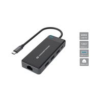 Miniatura 1 de ADAPTADOR USB-C 7IN1 CONCEPTRONIC HDMIx2  USB-C PD 100W USB-A  RJ45 GIGABIT DONN14G