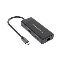 Miniatura 4 de ADAPTADOR USB-C 7IN1 CONCEPTRONIC HDMIx2  USB-C PD 100W USB-A  RJ45 GIGABIT DONN14G