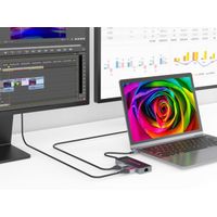 Miniatura 6 de ADAPTADOR USB-C 7IN1 CONCEPTRONIC HDMIx2  USB-C PD 100W USB-A  RJ45 GIGABIT DONN14G