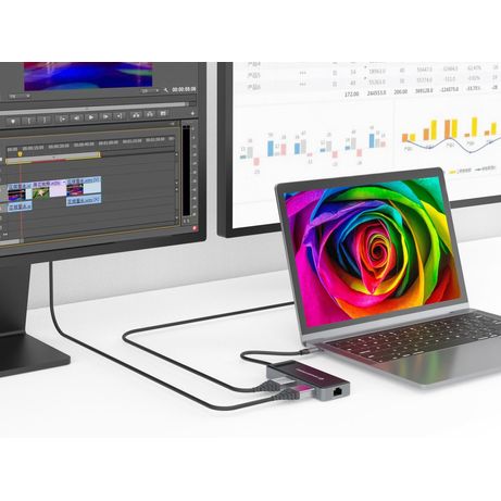 ADAPTADOR USB-C 7IN1 CONCEPTRONIC HDMIx2 USB-C PD 100W USB-A RJ45 GIGABIT DONN14G - Imagen 6 de 15 ADAPTADOR USB-C 7IN1 CONCEPTRONIC HDMIx2 USB-C PD 100W USB-A RJ45 GIGABIT DONN14G - Imagen 6 de 15