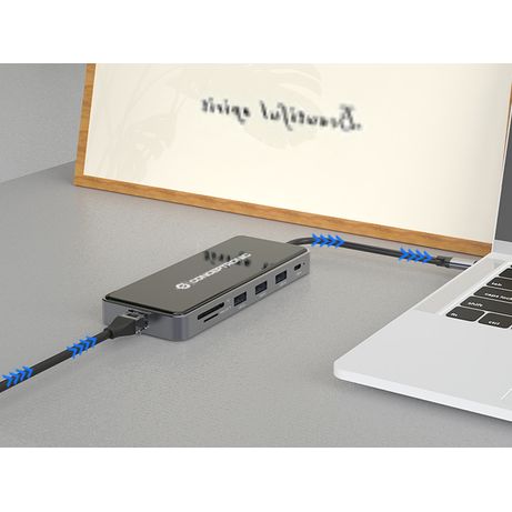 ADAPTADOR USB-C 7IN1 CONCEPTRONIC HDMIx2 USB-C PD 100W USB-A RJ45 GIGABIT DONN14G - Imagen 14 de 15 ADAPTADOR USB-C 7IN1 CONCEPTRONIC HDMIx2 USB-C PD 100W USB-A RJ45 GIGABIT DONN14G - Imagen 14 de 15