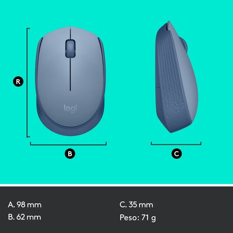 RATON INALAMBRICO LOGITECH M171 GRIS - Imagen 12 de 12 RATON INALAMBRICO LOGITECH M171 GRIS - Imagen 12 de 12