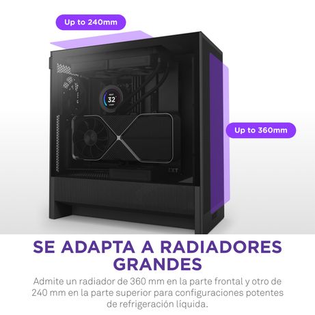TORRE GAMING NZXT H5 FLOW (2024) | ATX | NEGRA - Imagen 9 de 14 TORRE GAMING NZXT H5 FLOW (2024) | ATX | NEGRA - Imagen 9 de 14