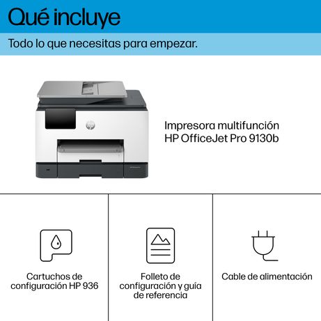 HP OfficeJet Pro OfficeJet Pro 9130b Inalámbrico All-in-One Color Impresora, Impresión a doble cara; Copiadora y escáner Thermal Inkjet Wifi Dúplex - Imagen 5 de 11 HP OfficeJet Pro OfficeJet Pro 9130b Inalámbrico All-in-One Color Impresora, Impresión a doble cara; Copiadora y escáner Thermal Inkjet Wifi Dúplex - Imagen 5 de 11
