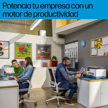 HP OfficeJet Pro OfficeJet Pro 9130b Inalámbrico All-in-One Color Impresora, Impresión a doble cara; Copiadora y escáner Thermal Inkjet Wifi Dúplex - Imagen 6 de 11 HP OfficeJet Pro OfficeJet Pro 9130b Inalámbrico All-in-One Color Impresora, Impresión a doble cara; Copiadora y escáner Thermal Inkjet Wifi Dúplex - Imagen 6 de 11