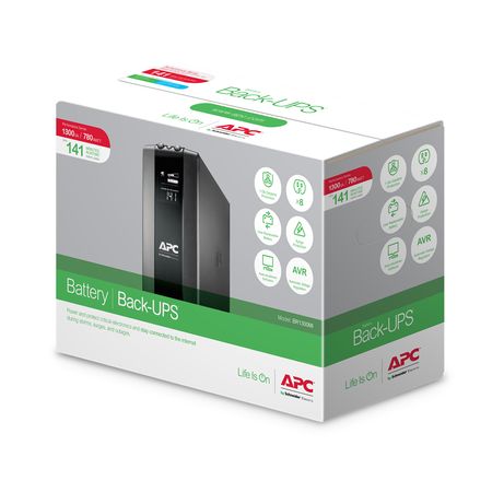 BACK UPS PRO BR 1300VA 8 OUTLETS AVR LCD INTERFACE BACK U - Imagen 8 de 10 BACK UPS PRO BR 1300VA 8 OUTLETS AVR LCD INTERFACE BACK U - Imagen 8 de 10