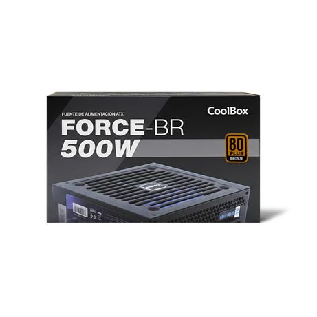 FUENTE ALIMENTACION 500W COOLBOX FORCE 80+ BRONZE - Imagen 6 de 7 FUENTE ALIMENTACION 500W COOLBOX FORCE 80+ BRONZE - Imagen 6 de 7