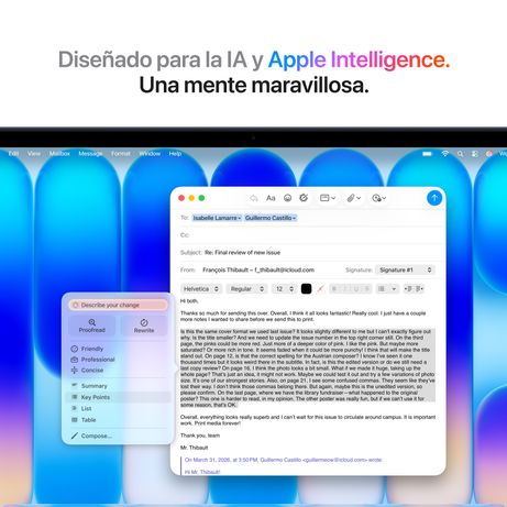 MacBook APPLE Neo 13" A18 Pro chip with 6-core CPU and 5-core GPU, 8GB, 256GB SSD - Indigo - Imagen 8 de 11 MacBook APPLE Neo 13" A18 Pro chip with 6-core CPU and 5-core GPU, 8GB, 256GB SSD - Indigo - Imagen 8 de 11