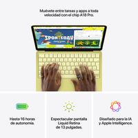 Miniatura 10 de MacBook APPLE Neo 13" A18 Pro chip with 6-core CPU and 5-core GPU, 8GB, 512GB SSD, Touch ID - Blush