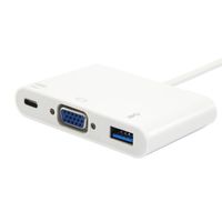 Miniatura 4 de ADAPTADOR USB-C EQUIP 133462 A 1xVGA HEMBRA 1xUSB-A 3.0 1xUSB-C PD 60W