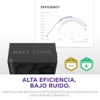 Miniatura 8 de FUENTE ALIMENTACION NZXT C1200 | 1200W | 80+ GOLD | ATX 3.1 | MODULAR | NEGRO