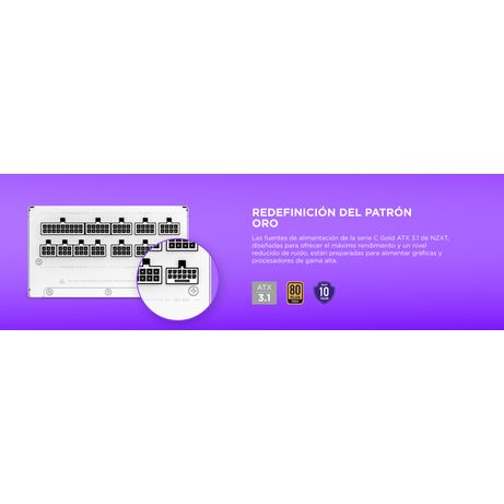 FUENTE ALIMENTACION NZXT C1200 | 1200W | 80+ GOLD | ATX 3.1 | MODULAR | NEGRO - Imagen 12 de 21 FUENTE ALIMENTACION NZXT C1200 | 1200W | 80+ GOLD | ATX 3.1 | MODULAR | NEGRO - Imagen 12 de 21
