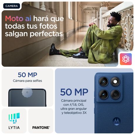 MOTOROLA edge edge 60 6.67" 5G 12GB/512GB Azul - Imagen 16 de 21 MOTOROLA edge edge 60 6.67" 5G 12GB/512GB Azul - Imagen 16 de 21