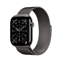 Miniatura 1 de Apple Watch Series 11 GPS + Cellular 46mm Slate Titanium Case with Slate Milanese Loop - M/L