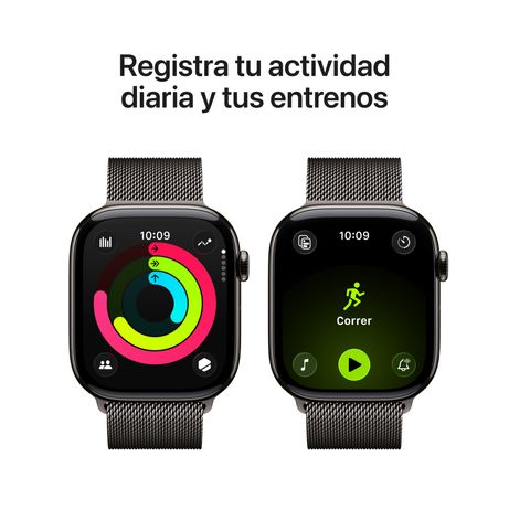 Apple Watch Series 11 GPS + Cellular 46mm Slate Titanium Case with Slate Milanese Loop - M/L - Imagen 7 de 10 Apple Watch Series 11 GPS + Cellular 46mm Slate Titanium Case with Slate Milanese Loop - M/L - Imagen 7 de 10