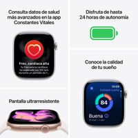 Miniatura 8 de Apple Watch Series 11 GPS + Cellular 46mm Slate Titanium Case with Slate Milanese Loop - M/L