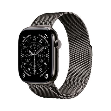 Apple Watch Series 11 GPS + Cellular 46mm Slate Titanium Case with Slate Milanese Loop - M/L - Imagen 10 de 10 Apple Watch Series 11 GPS + Cellular 46mm Slate Titanium Case with Slate Milanese Loop - M/L - Imagen 10 de 10