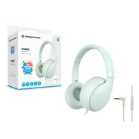 Miniatura 4 de HEADSET INFANTIL CONCEPTRONIC PARRIS04GT ENTRADA 1xJACK 3.5 PLEGABLE COLOR VERDE CLARO