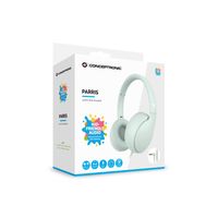 Miniatura 5 de HEADSET INFANTIL CONCEPTRONIC PARRIS04GT ENTRADA 1xJACK 3.5 PLEGABLE COLOR VERDE CLARO