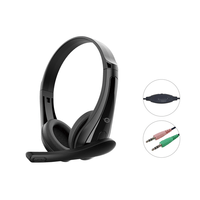 Miniatura 1 de HEADSET CONCEPTRONIC POLONA06B3T JACK 3.5mm 1.8m COLOR NEGRO