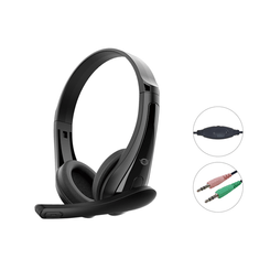 HEADSET CONCEPTRONIC POLONA06B3T JACK 3.5mm 1.8m COLOR NEGRO