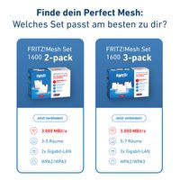 Miniatura 8 de Fritz! Mesh WiFi Set 1600 2-pk Repeater WiFi6