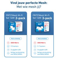 Miniatura 9 de Fritz! Mesh WiFi Set 1600 2-pk Repeater WiFi6