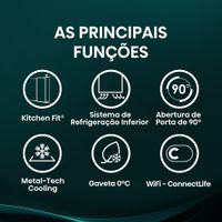 Miniatura 6 de FRIGORIFICO UNA PUERTA HISENSE RL3K370SAIE1 NOFROST E ALTO 185.6 CM ANCHO 59.5 CM INOX