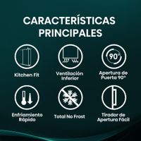 Miniatura 7 de FRIGORIFICO UNA PUERTA HISENSE RL3K370SEWE1 NOFROST E ALTO 185,6 CM ANCHO 59,5 CM BLANCO