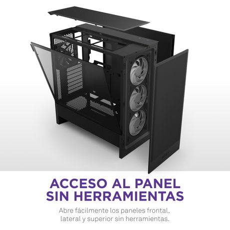 TORRE GAMING NZXT H5 FLOW RGB (2024) | ATX | NEGRA - Imagen 14 de 15 TORRE GAMING NZXT H5 FLOW RGB (2024) | ATX | NEGRA - Imagen 14 de 15