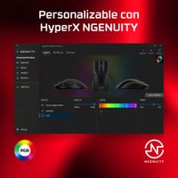 Miniatura 10 de HP HYPERX PULSEFIRE HASTE 2 BLACK - MOUSE - 6N0A7AA
