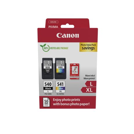 MULTIPACK CANON PG-540L /CL-541XL + PAPEL - Imagen 2 de 5 MULTIPACK CANON PG-540L /CL-541XL + PAPEL - Imagen 2 de 5