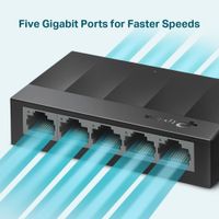 Miniatura 4 de LITEWAVE 5-PORT GIGABIT 5 GIGABIT RJ45 PORTS IN