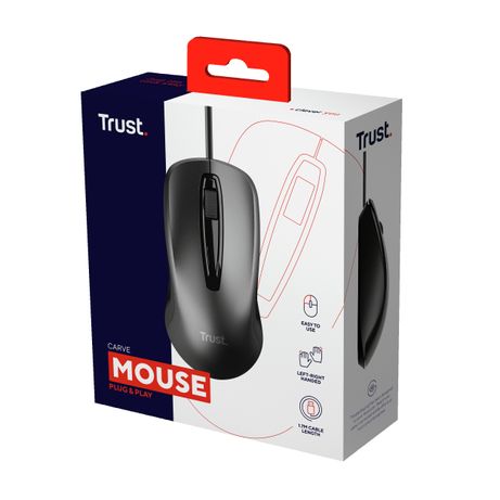 RATON TRUST OPTICO CARVE NEGRO - Imagen 7 de 9 RATON TRUST OPTICO CARVE NEGRO - Imagen 7 de 9