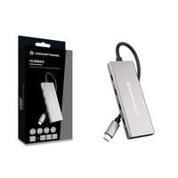 Miniatura 5 de Conceptronic HUBBIES17G 7-Port USB 3.2 Gen 2 Hub, 10Gbps, USB-C x 4, USB-A x 3, 100W USB PD, Al