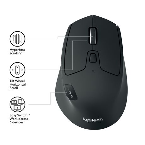 RATON LOGITECH M720 TRIATHLON NEGRO - Imagen 4 de 10 RATON LOGITECH M720 TRIATHLON NEGRO - Imagen 4 de 10