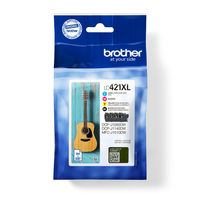 Miniatura 2 de PACK CARTUCHOS BROTHER LC421XLVAL