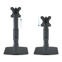 Miniatura 7 de SOPORTE MESA MONITOR/TV TOOQ DB1732TN-B 17´´/32´´ MAX.7KG NEGRO 1 BRAZO