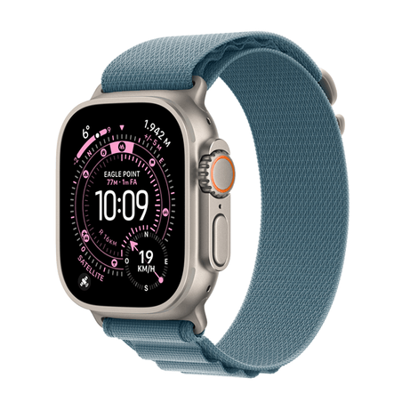 Apple Watch Ultra 3 GPS + Cellular 49mm Natural Titanium Case with Light Blue Alpine Loop - Large - Imagen 1 de 10 Apple Watch Ultra 3 GPS + Cellular 49mm Natural Titanium Case with Light Blue Alpine Loop - Large - Imagen 1 de 10