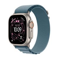 Miniatura 2 de Apple Watch Ultra 3 GPS + Cellular 49mm Natural Titanium Case with Light Blue Alpine Loop - Large