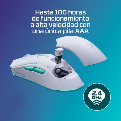 HP HYPERX PULSEFIRE HASTE 2 CORE WIRELESS BLANCO - 8R2E7AA - Imagen 5 de 8 HP HYPERX PULSEFIRE HASTE 2 CORE WIRELESS BLANCO - 8R2E7AA - Imagen 5 de 8