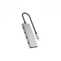 Miniatura 1 de Conceptronic HUBBIES16G 4-Port USB 3.2 Gen 2 Hub, 10Gbps, USB-C x 4, 100W USB PD, Aluminum Case