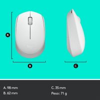 Miniatura 12 de RATON LOGITECH M171 BLANCO
