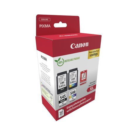 VALUE PACK CANON PG-545XL / CL546XL + GP501 PHOTO - Imagen 3 de 6 VALUE PACK CANON PG-545XL / CL546XL + GP501 PHOTO - Imagen 3 de 6