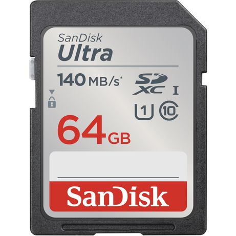 Ultra 64GB SDXC 140MB/s - Imagen 2 de 3 Ultra 64GB SDXC 140MB/s - Imagen 2 de 3