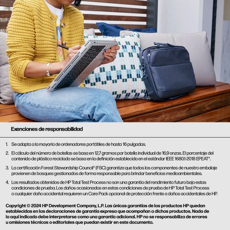 HP EVDAY 16 ODYSSEY GRAY LAPTOP BAG - Imagen 8 de 12 HP EVDAY 16 ODYSSEY GRAY LAPTOP BAG - Imagen 8 de 12